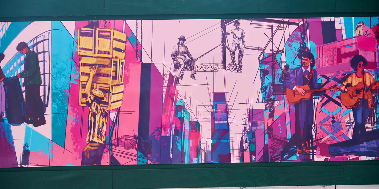 Venazir Martinez Unveils 600-foot Public Art Installation At Willets Point