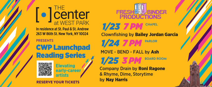 The Center at West Park to Present the CWP Launchpad Reading Series