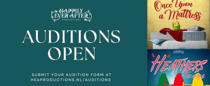 Happily Ever After Productions to Hold Auditions For ONCE UPON A MATTRESS and HEATHERS