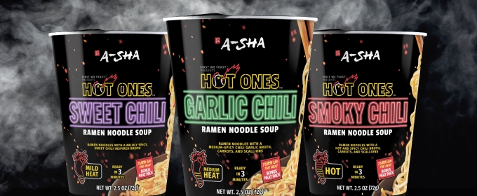 A-Sha Foods USA & First We Feast’s Hot Ones™ Expand Line of Ramen Noodle Soup 