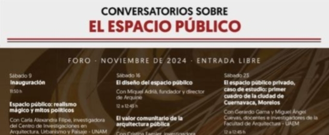 La Tallera Será Anfitriona De Conversatorios De Reflexión Sobre El Espacio Público