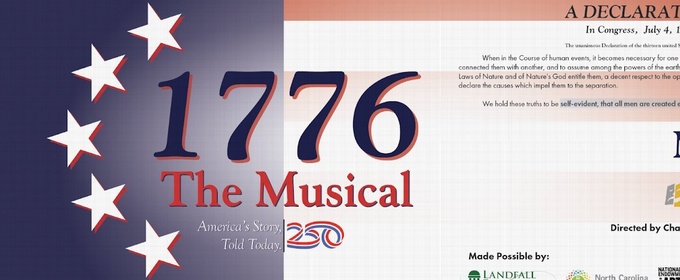  Thalian Hall and Thalian Association Announce 1776: THE MUSICAL Leading Cast