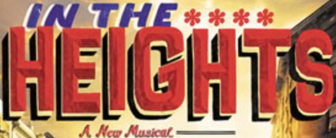 IN THE HEIGHTS to be Presented at Downtown Cabaret Theatre