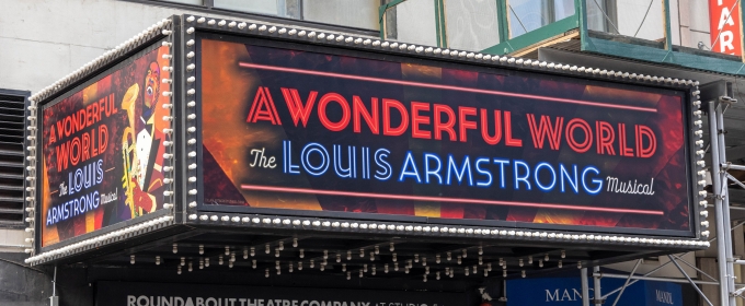 Up on the Marquee: A WONDERFUL WORLD