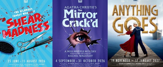 SHEAR MADNESS, ANYTHING GOES, and More Set For The Mill at Sonning 2026 Season