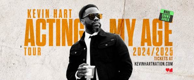 Kevin Hart to Bring ACTING MY AGE Tour to DPAC in 2025