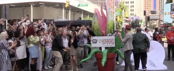 Video: LITTLE SHOP OF HORRORS Takes Over Times Square