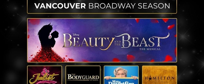 HAMILTON, BEAUTY AND THE BEAST And More Set for Broadway Across Canada 2026-2027 Season
