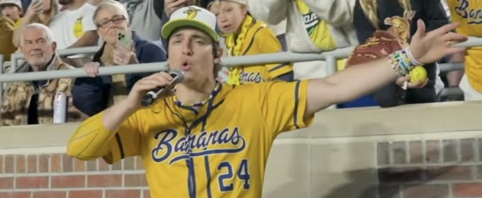 Video: Derek Klena Sings 'Shut Up and Dance' With the Savannah Bananas