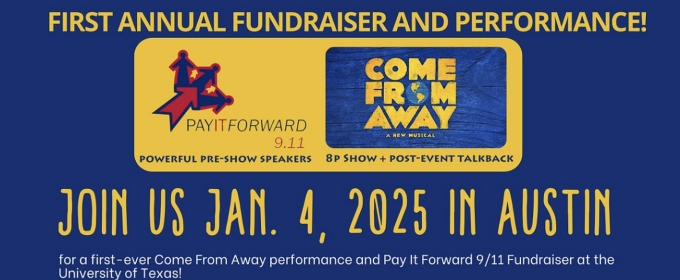 COME FROM AWAY North American Tour to Join Unite For Kindness Fundraiser In Austin