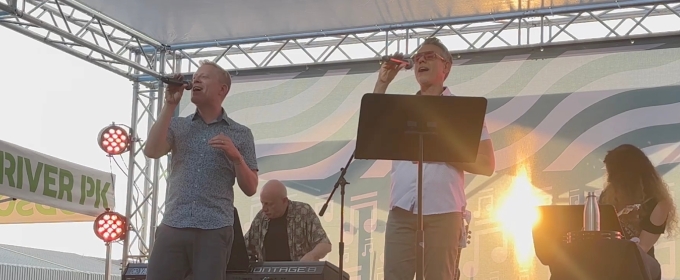 Exclusive: Anthony Rapp & Adam Pascal Reunite at Broadway By the Boardwalk