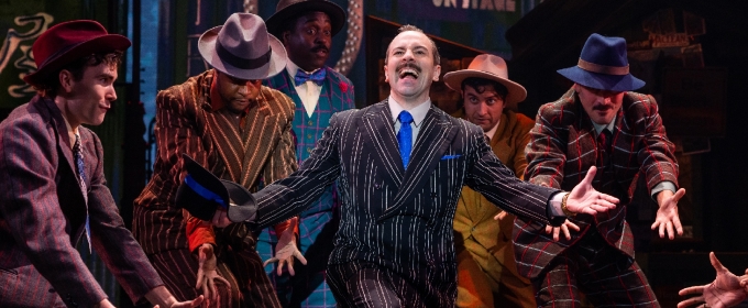 Photos: Rob McClure, Mykal Kilgore, Bianca Marroquín & Ephraim Sykes in GUYS AND DOLLS at Ogunquit Playhouse Photo