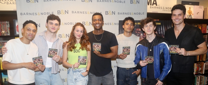 Photos: THE OUTSIDERS Cast Signs Original Broadway Cast Recording at Barnes & Noble