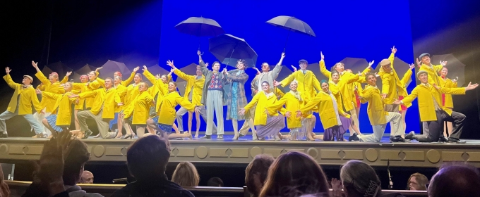 Cast Set for SINGIN' IN THE RAIN at San Marcos High School Marquis Performing Arts Center