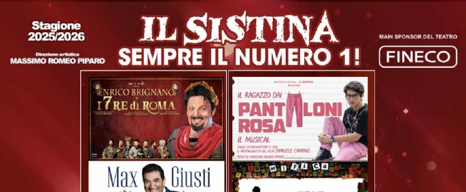 Il Teatro Sistina presenta la stagione 2024–2025 con MOULIN ROUGE! IL MUSICAL, MATILDA SEI MITICA e altre grandi produzioni