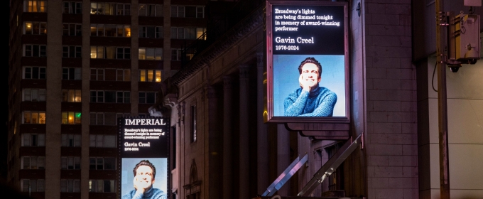 Photos: Broadway Marquees Dim In Honor Of Gavin Creel