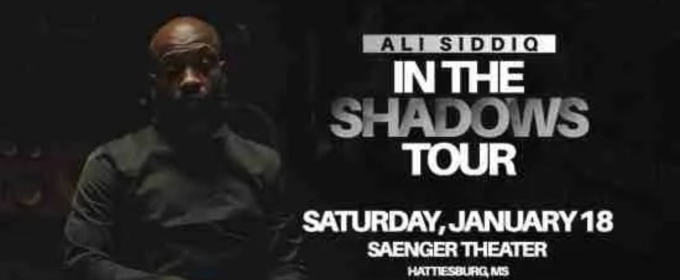 Comedian Ali Siddiq Comes to the Saenger Theater in January