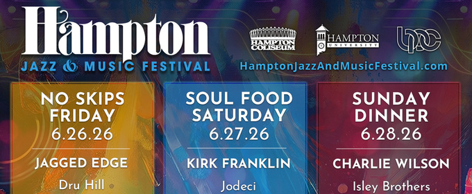 Jagged Edge, Kirk Franklin, & More Set for 2026 Hampton Jazz & Music Festival