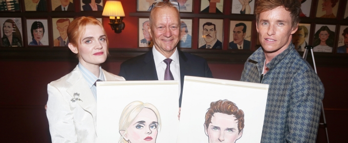 Photos: CABARET Stars Eddie Redmayne & Gayle Rankin Honored with Sardi's Portraits