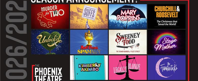 Pre-Broadway STAGE MOTHER and UNLOCK'D and More Set for Phoenix Theatre Company 107th Season