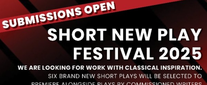 RED BULL THEATER's SHORT NEW PLAY FESTIVAL 2025 Submissions Now Open