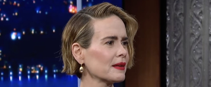 Video: Sarah Paulson Talks 'Very, Very Funny' APPROPRIATE on THE LATE SHOW