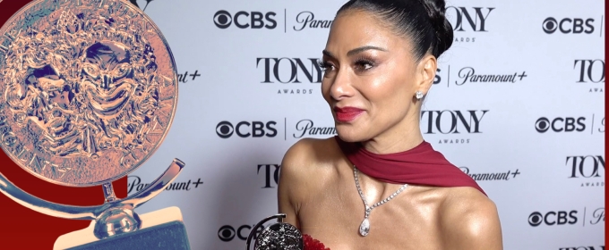 Video: Nicole Scherzinger Celebrates Tony Win for Best Leading Actress in a Musical