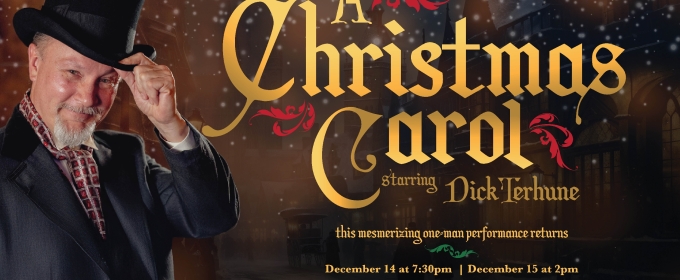 Dick Terhune’s One-Man A CHRISTMAS CAROL Comes to the Warner Theatre