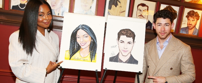 Photos: THE LAST FIVE YEARS Nick Jonas & Adrienne Warren Sardi's Portraits Unveiled Photo