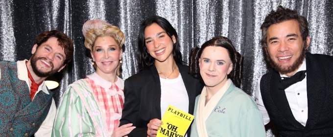 Photos: Dua Lipa Visits OH, MARY! on Broadway Photo
