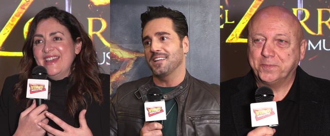 TV: David Bustamante, Sara Pérez y Daniele Luppino nos hablan de EL ZORRO