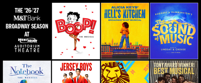 BOOP!, HELL'S KITCHEN and More Set for RBTL's 26-27 Season at West Herr Auditorium Theatre