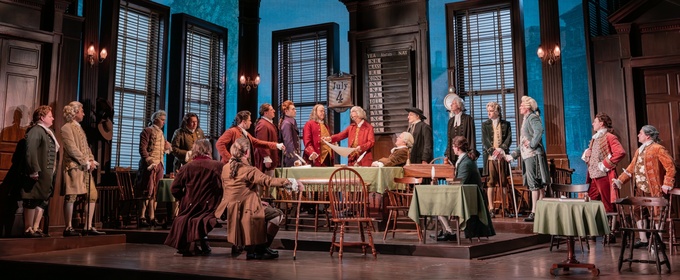 Review: 1776 at Paper Mill Playhouse Excellently Depicts History in the Making