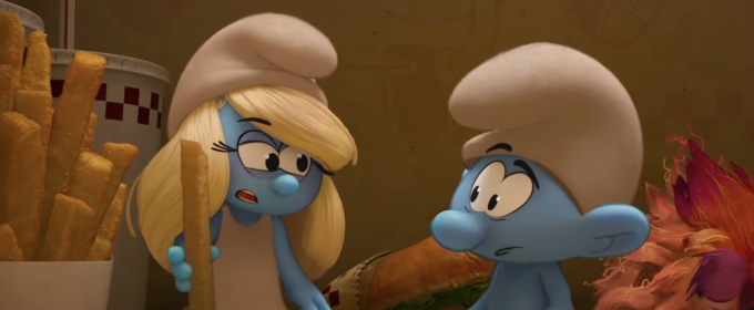 Video: Rihanna, James Corden, & More Are SMURFS in Trailer for Animated Film