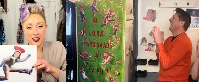 Video: DEATH BECOMES HER Cast Celebrates the Holidays With Dressing Room Door Decorations