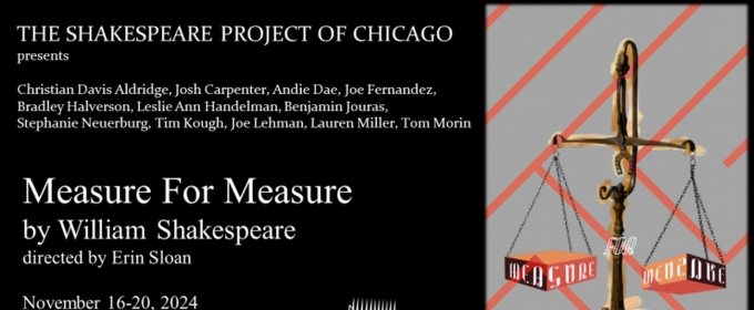 Shakespeare Project Of Chicago to Open 30th Anniversary With MEASURE FOR MEASURE