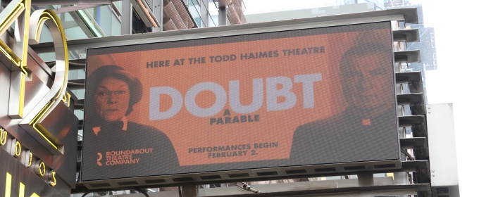 Up on the Marquee: DOUBT