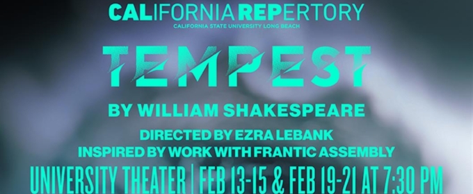 CalRep's THE TEMPEST Comes to the Tank