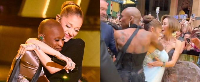 Video: Cynthia Erivo Shields Ariana Grande From Intrusive Fan at WICKED Premiere