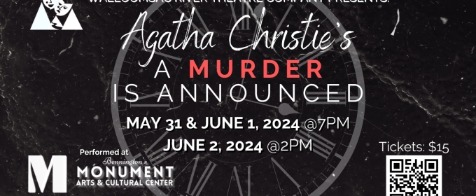 WRTC to Present Agatha Christie's A MURDER IS ANNOUNCED at Bennington's MACC