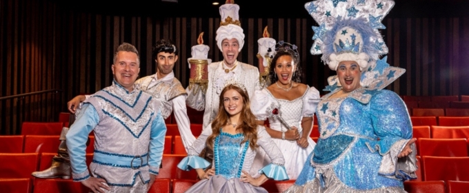 Cast Set for BEAUTY AND THE BEAST PANTO at Marlowe Theatre Canterbury