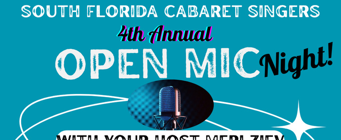 South Florida Cabaret Singers Will Sing in the New Year With 4th Annual Open Mic Night