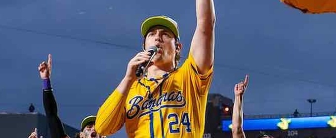 Video: Derek Klena Sings 'Waving Through A Window' With the Savannah Bananas