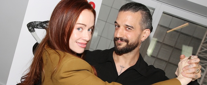 Photos: Mark Ballas and Whitney Leavitt Meet the Press Ahead of Run in CHICAGO