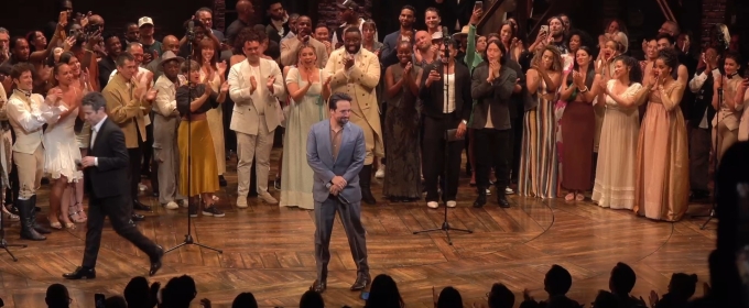 Video: HAMILTON Celebrates 10 Years on Broadway With Mega-Mix Curtain Call