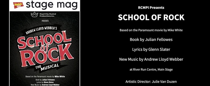 Stage Mag Spotlight: River Run Centre's SCHOOL OF ROCK