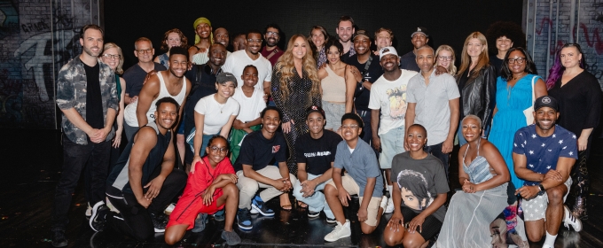 Photo: Mariah Carey Visits MJ on Broadway