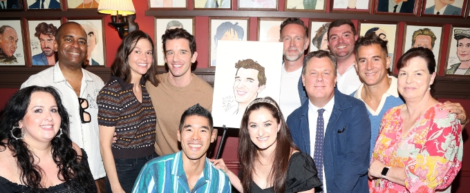 Photos: Michael Urie Unveils Sardi's Caricature