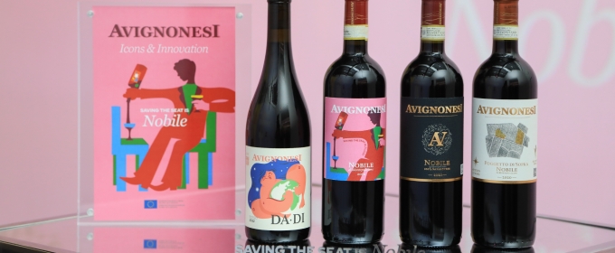 Avignonesi 2014 Vino Nobile di Montepulciano in Collaboration with Artist Amrita Marino