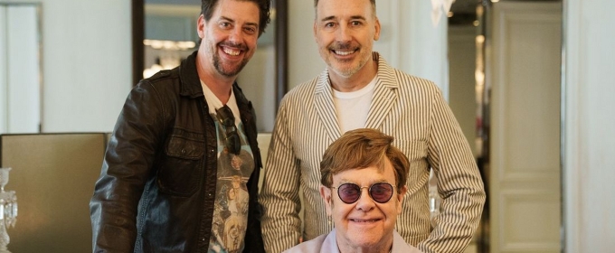 Photo: Christian Borle Meets TAMMY FAYE Composer Elton John and David Furnish